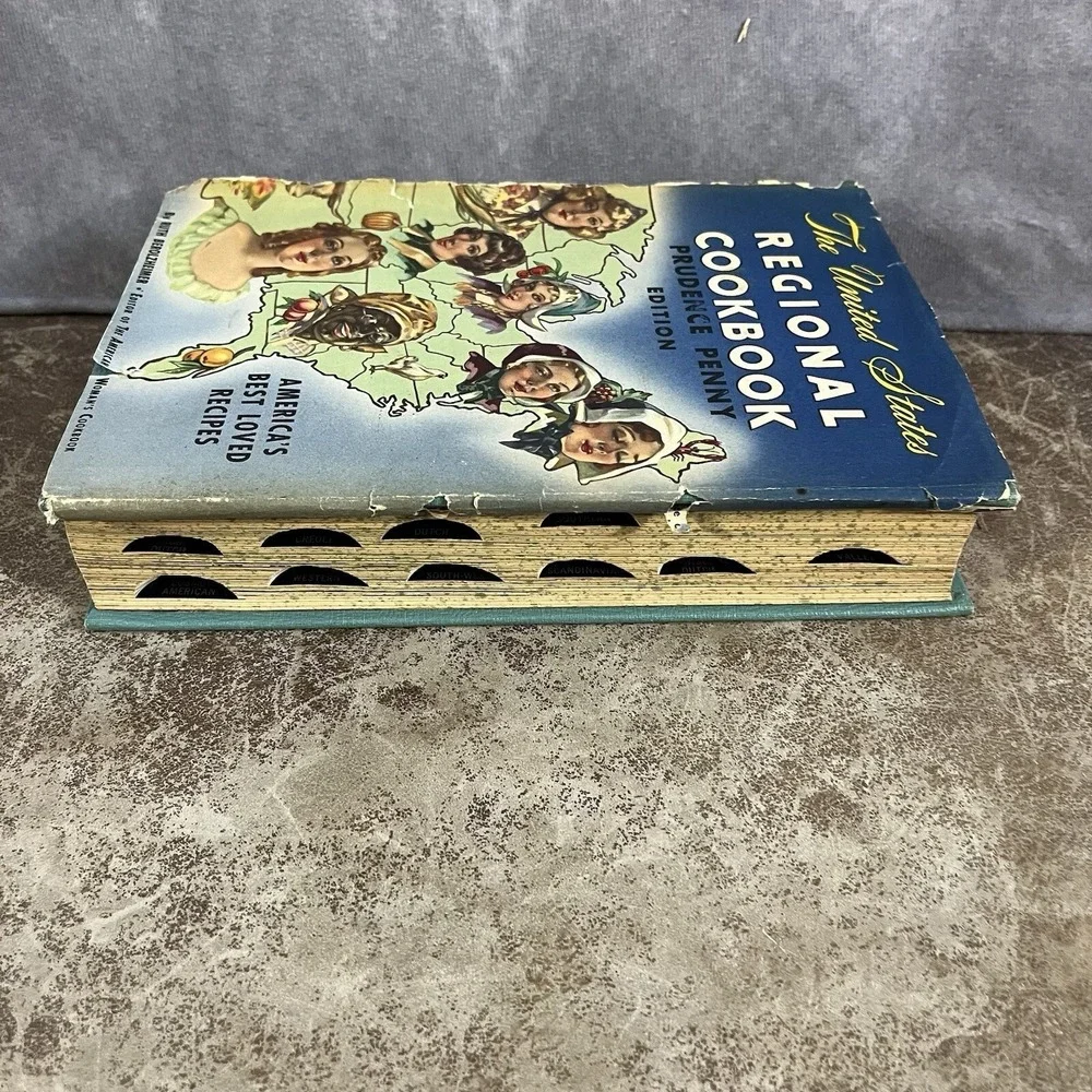 Prudence Penny Binding Of The American Woman's Cookbook Regional Cookbook 1953